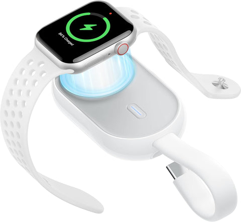 RECCI iWatch Charger Power Bank Built in Charging Cable