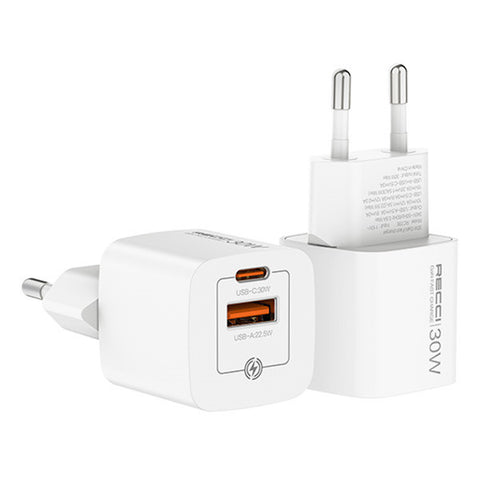 RECCI wall charger,30W GAN fast charger