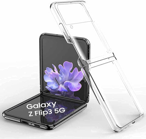 جراب AMPLE Galaxy Z Flip 3 5G ، جراب Galaxy Z Flip 3 ، حماية كاملة [رفيع رفيع] [مقاوم للصدمات] جراب واقٍ من السيليكون المرن من البولي يوريثان الشفاف من السيليكون لهاتف Samsung Galaxy Z Flip 3 (شفاف) - NEXT STORE