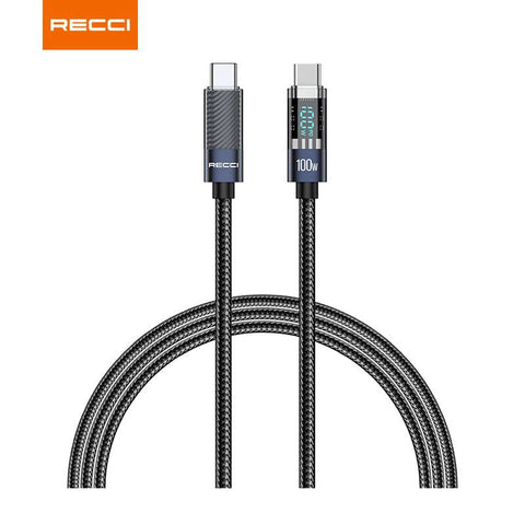 RECCI 100W Type C To Type C Cable Fast Charging