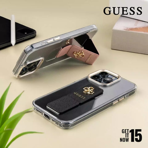 Guess Transparent Case with back holder