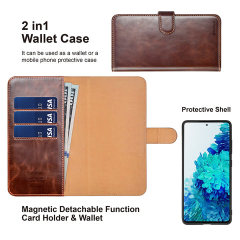 Puloka Leather fold case for Samsung Fold 3/4/5