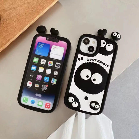 3D Cute Cartoon Animal Character Anti-Fall Silicone