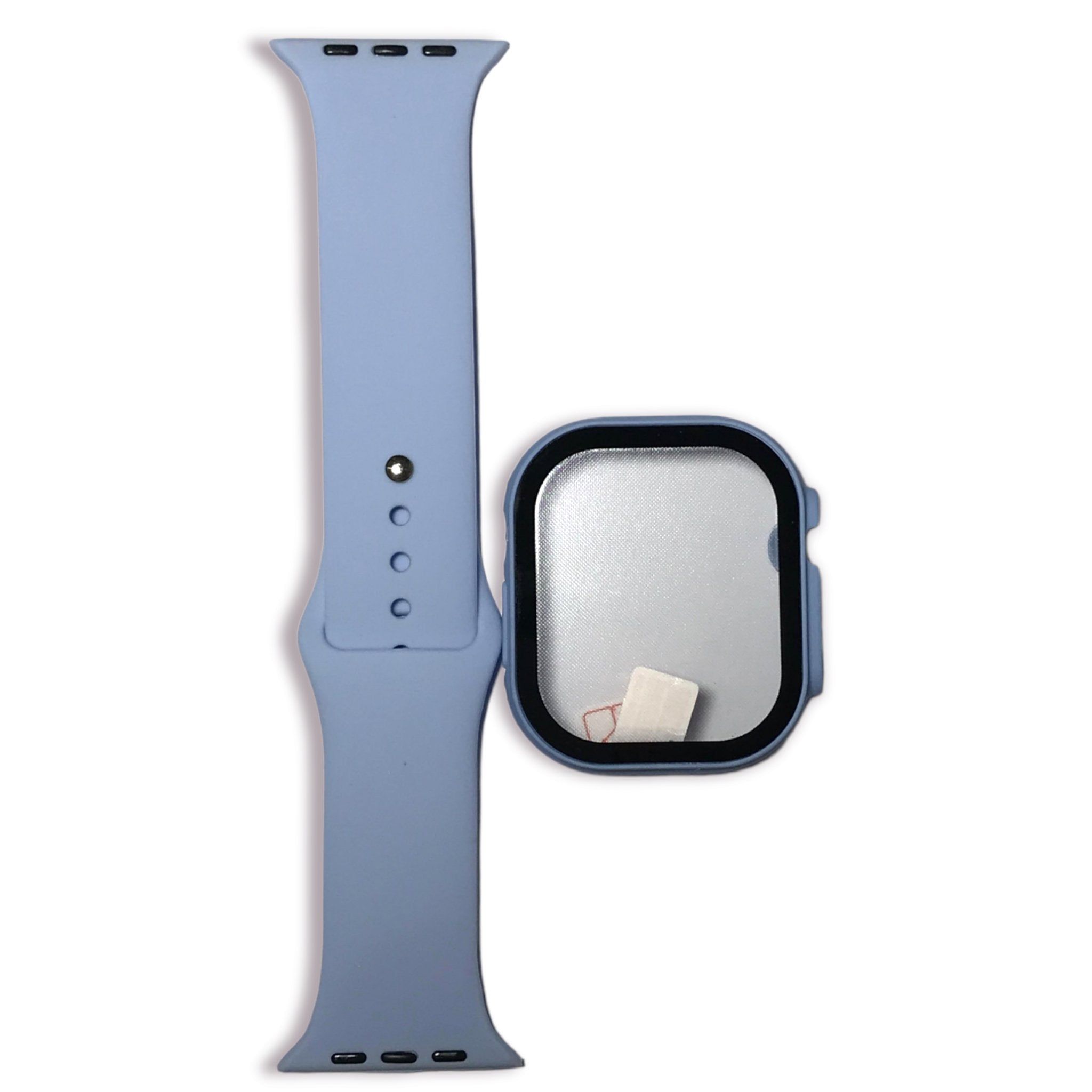 سوار سيليكون + كفر لساعات ابل - Silicone Strap + cover For Apple Watch - NEXT STORE