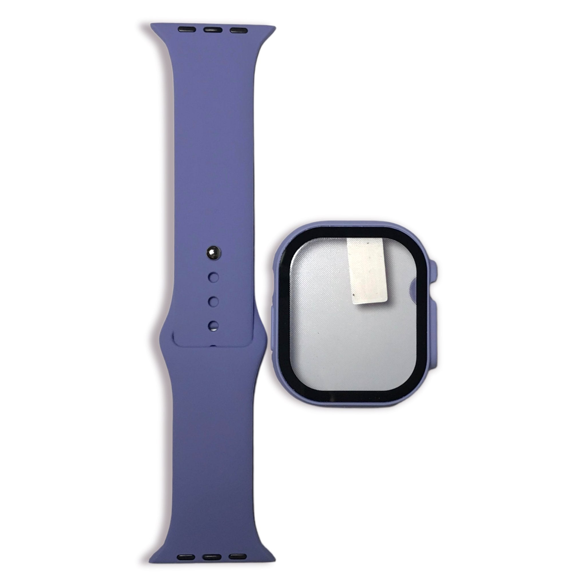 سوار سيليكون + كفر لساعات ابل - Silicone Strap + cover For Apple Watch - NEXT STORE